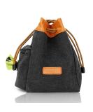 Buy Pecute Dog Training Treats & Portable Feed Bag Lightweight & Functional Pocket for Walking & Training - Stylish Black & Orange - Buy Online on GoSupps.com