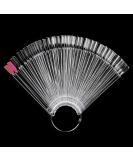 Zeonhei 400-Piece Nail Art Tip Ring Set - Transparent Nail Polish Display & Practice Color Field Sticks for DIY Nail Art & Salon Use - Buy Online on GoSupps.com