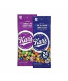 Kar's Nuts Trail Mix Variety Pack | Sweet & Salty, Peanut Butter & Dark Chocolate | Gluten-Free Snack, 24 Count - Buy Online on GoSupps.com