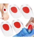 Sulpo Gel Heel Cushions - 2 Pair Inserts for Plantar Fasciitis Relief | Sporty & Chic Shoes High Heels Boots (Size 36-39) - Buy Online on GoSupps.com