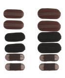 Lurrose 6Pcs Volume Hair Base Inserts - Bump It Up Hair Pads Combs & Clips for Women | DIY Hairstyles & Accessories - International Shipping Available - Buy Online on GoSupps.com