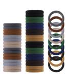 100 pieces of hair tie women 4-4.3cm elastic braid rubber hair tubes girls colorful rubber bands without metal for most people (9 colors) - Buy Online on GoSupps.com