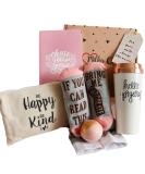 Milky Chic Motivational Gift Set | Best Friend Valentine s Gift & Encouraging Appreciation Box for Her | Travel Mug Socks Journal Bath Bomb Perfect Graduation Gift in Pink - Buy Online on GoSupps.com