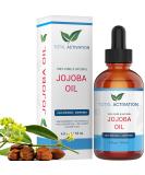 Total Activation Organic Jojoba Oil for Skin, Hair & Nails - 100% Pure, Unrefined, Cold Pressed - Natural Face Moisturizer - Large 4 oz Bottle - Buy Online on GoSupps.com