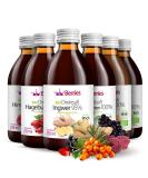 Organic Immunity Kit - 6-Pack (6x250ml) - 100% Cold-Pressed Pure Juice | No Dyes No Sugar No GMO No Preservatives | KO-Berriespolska  - Buy Online on GoSupps.com