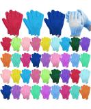 72pcs Double Sided Exfoliating Shower Gloves | Body Scrubber for Men, Women & Kids | Beauty Spa Massage Tool | Bathing Scrub | 18 Colors - Buy Online on GoSupps.com