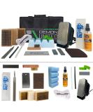 Demon Hyper Speed Ski & Snowboard Tune Kit with Iron - 1lb Wax Block & Base Cleaner - Buy Online on GoSupps.com