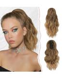 Sofeiyan Clip-in Ponytail Extension - Curly Heat-Resistant Hairpiece for Women - Brown to Ash Brown - Buy Online on GoSupps.com