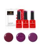 Bluesky Gel Nail Polish Set Vampy Reds Independent Woman Blz28 Vampy Berry Bp11 Oxblood 80628 3 x 5 ml Dark Purple Red Glitter (Requires Curing Under UV or LED Lamp) Vampy Reds 15 ml (Pack of 1) - Buy Online on GoSupps.com