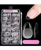 Venares 120-Piece Extra Short Almond Nail Tips | Full Cover Soft Gel Tips with Adhesive and Nail Buffer | 12 Sizes Almond Shape Nail Tips for Perfect Nails - Buy Online on GoSupps.com