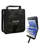 Thekuai Fishing Tackle Binder, Lure Storage Bag, Soft Bait Binder, Fishing Organized Storage Rig Bag for Baits, Rigs, Jigs and Lines, Suitable for Fresh Water and Saltwater Camo Black/9.5" * 8.3" - Buy Online on GoSupps.com