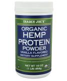 Trader Joe's 16 Oz. Organic Vanilla Hemp Protein Powder - Dietary Supplement - Buy Online on GoSupps.com