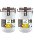  lm hle Solling Coconut Oil - Organic Naturland Fair 2x1000ml Set - Premium Quality in Swing Top Jar - Buy Online on GoSupps.com