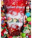 Large Festive Treats Pouch of Christmas Jelly Sweets Chocolate Pick N Mix and Mini Candy Canes - Christmas Sweets Pick & Mix full of Retro Xmas Pick N Mix Jelly Candy Chocolate Sweets & Candy Canes - Buy Online on GoSupps.com