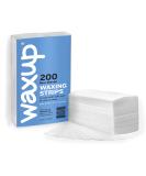 Waxup Non-Woven Wax Strips 3x9 - 200 Disposable Large Waxing Strips for Hair Removal - Ideal for Facial & Body - Use with Soft Wax - 50 Yards Roll Equivalent - Buy Online on GoSupps.com