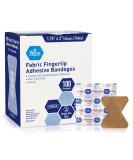 Med Pride Sterile Fabric Fingertip Adhesive Bandages 1.75'' x 3'' 100 Count - Hypoallergenic Latex-Free First Aid Finger Bandages - Individual Wrapped - Buy Online on GoSupps.com