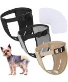 3 Pack Dog Diapers - Adjustable Protective Trousers for Heat & Monthly Bleeding | Washable Dog Pants - Buy Online on GoSupps.com