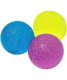 Voarge Hand Therapy Balls - 3 Set Silicone Finger & Wrist Strengthening - Stress Relief & Exercise for Arthrosis - Multi-Color Options - Buy Online on GoSupps.com
