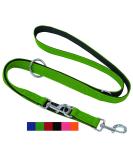 Dey Premium Air Mesh Dog Leash 2m - 3-Way Adjustable for All Dog Sizes | Many Colors Available | Double Dog Leash for Puppies & Large Dogs | Green S S/M  - Buy Online on GoSupps.com