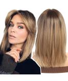 WOKESTAR Short Brown Bob Wig with Fringe - Heat Resistant Synthetic Hair for Women - Buy Online on GoSupps.com