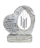 YLSMILE Heart Shaped Paw Print Pet Memorial Stone | Loss of Pet Gifts & Grave Marker for Dogs - Buy Online on GoSupps.com