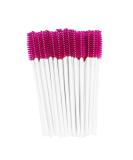 Profico Eyelash Brush Set - 50 Disposable Brushes for Mascara & Eyelash Extensions - White & Dark Pink - Buy Online on GoSupps.com