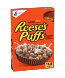 Reese's Puffs Cereal Chocolatey Peanut Butter with Whole Grain 11.5 oz - Buy Online on GoSupps.com