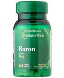 Puritan's Pride Boron 3 mg Tablets - 100 Count | Bone Health Support - Buy Online on GoSupps.com