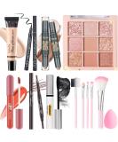 Buy the Best Makeup Set Kit for Women Girls & Teens - 9 Color Eyeshadow Foundation Eyebrow Pencil Mascara & More - Perfect Gift Set - Buy Online on GoSupps.com