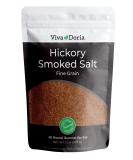 Viva Doria Hickory Smoked Sea Salt Hickorywood Salt Fine Grain 2 lb (907g) - Buy Online on GoSupps.com