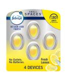 Febreze Small Spaces Air Freshener Heavy Duty Fresh Lemon.25 fl. oz Pack of 4 - Buy Online on GoSupps.com