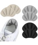 Flintronic 3 Pair Sneaker Repair Patches - Leather Heel Protectors - Gray, Black, Beige - Buy Online on GoSupps.com