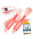 Buy NEUFELD Children's Cutlery Set - Dishwasher-Safe Pink Includes FREE Box & Recipes - Perfect for 3+ Months - Buy Online on GoSupps.com