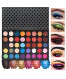 Rechoo 40 Colors Eye Makeup Palette - Vibrant Matte & Shimmer Eyeshadows for Stunning Looks - Buy Online on GoSupps.com