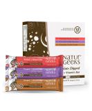 NaturGeeks Chocolate Dipped Protein Bar Variety Pack | Vegan with 15g Protein 11 Vitamins 16g Fiber Magnesium & Zinc for Immune Support No Added Sugar 12 Pack - Buy Online on GoSupps.com