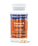 High Strength Vegan Vitamin B Complex Tablets | 360 Tablets | Supports Brain Function & Energy | All 8 B Vitamins with Biotin & Folic Acid | Made in UK - Buy Online on GoSupps.com