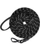 Joytale Padded Handle Training Lead for Dogs - 10m Long Line for Training & Tie Out - Supports Dogs Under 45kg - Black - Buy Online on GoSupps.com