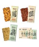 Mezcla Vegan Plant Protein Bars Variety Pack - Gluten-Free, Non-GMO, Soy-Free - 10g Protein - 8-Pack - Buy Online on GoSupps.com