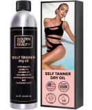 Self Tanner Oil - Natural Sunless Tanning Spray w/Hyaluronic Acid and Organic Oils  Clear Gradual Fake Tan Sprayer for Perfect Golden Glow 8.0 fl.oz - Buy Online on GoSupps.com