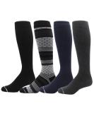 Dr. Motion Men's Therapeutic Compression Knee High Socks - 4 Pairs Graduated Support for Everyday Comfort - Best International Shipping - Buy Online on GoSupps.com