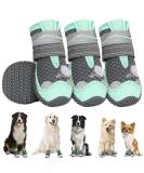 Eyin Dog Shoes - Breathable Non-Slip Paw Protection for All Dog Sizes | 4-Pack Outdoor Sports Footwear - Size 8 Green - Buy Online on GoSupps.com