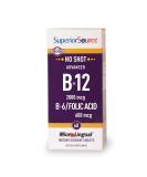 Superior Source No Shot B12 B6 Folic Acid Multivitamin 60ct - 2000mcg 2mg 600mcg - Buy Online on GoSupps.com