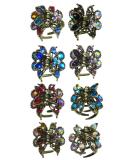 Set of 8 Mini Hair Claws Metal Claw Clip - 8 Colors | JCGY LPW-5-8 - Buy Online on GoSupps.com