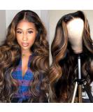 Ownmehair 20 Inch FB30 Balayage 360 Body Wave Lace Front Human Hair Wig - 180% Density - Buy Online on GoSupps.com