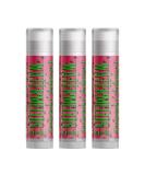 Watermelon Lip Balm Set of Three - Moisturizing & Flavorful Lip Care | Best International Shipping - Buy Online on GoSupps.com