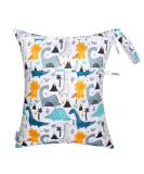 MIXIDON Pattern 5 Waterproof Wet Dry Bag - Ideal for Swimsuits, Cloth Nappies, Baby Items - Outdoor Organizer Bag for Wet/Dry Clothes - Buy Online on GoSupps.com