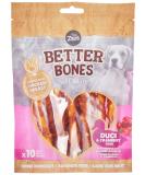 Zeus BetterBones Twisted Dog Chews - Duck & Cranberry Flavor 10cm 114g - Healthy Treats for Dogs - Buy Online on GoSupps.com
