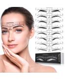 Skymore Eyebrow Ruler 100Pcs - Disposable Microblading Stencil & Shape Kit for Perfect Brows | 3-Minute Makeup Tool - Buy Online on GoSupps.com