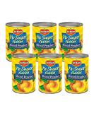 Del Monte No Sugar Added Yellow Cling Sliced Peaches 14.5 oz Can (Pack of 6) | Canned Fruit - Buy Online on GoSupps.com