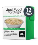 JustFoodForDogs Pantry Fresh Dog Food and Puppy Food, Human Quality Ingredients Natural Ready to Serve Soft Food for Dogs - Chicken & White Rice Wet Dog Food Pouches Chicken & White Rice 1 Count (Pack of 12) - Buy Online on GoSupps.com
